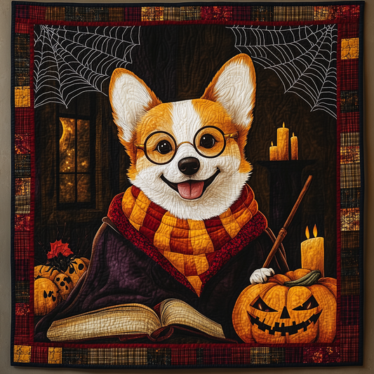 Corgi Potter's Magical Night WN2409001CL Quilt