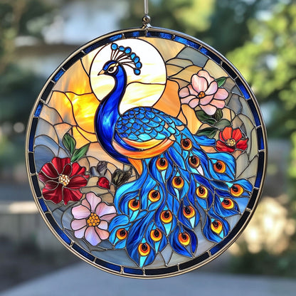 Peacock Flower WT0703001CL Suncatcher