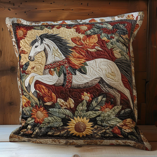 Horse In Forest WY0301080CL Quilt Pillow Case