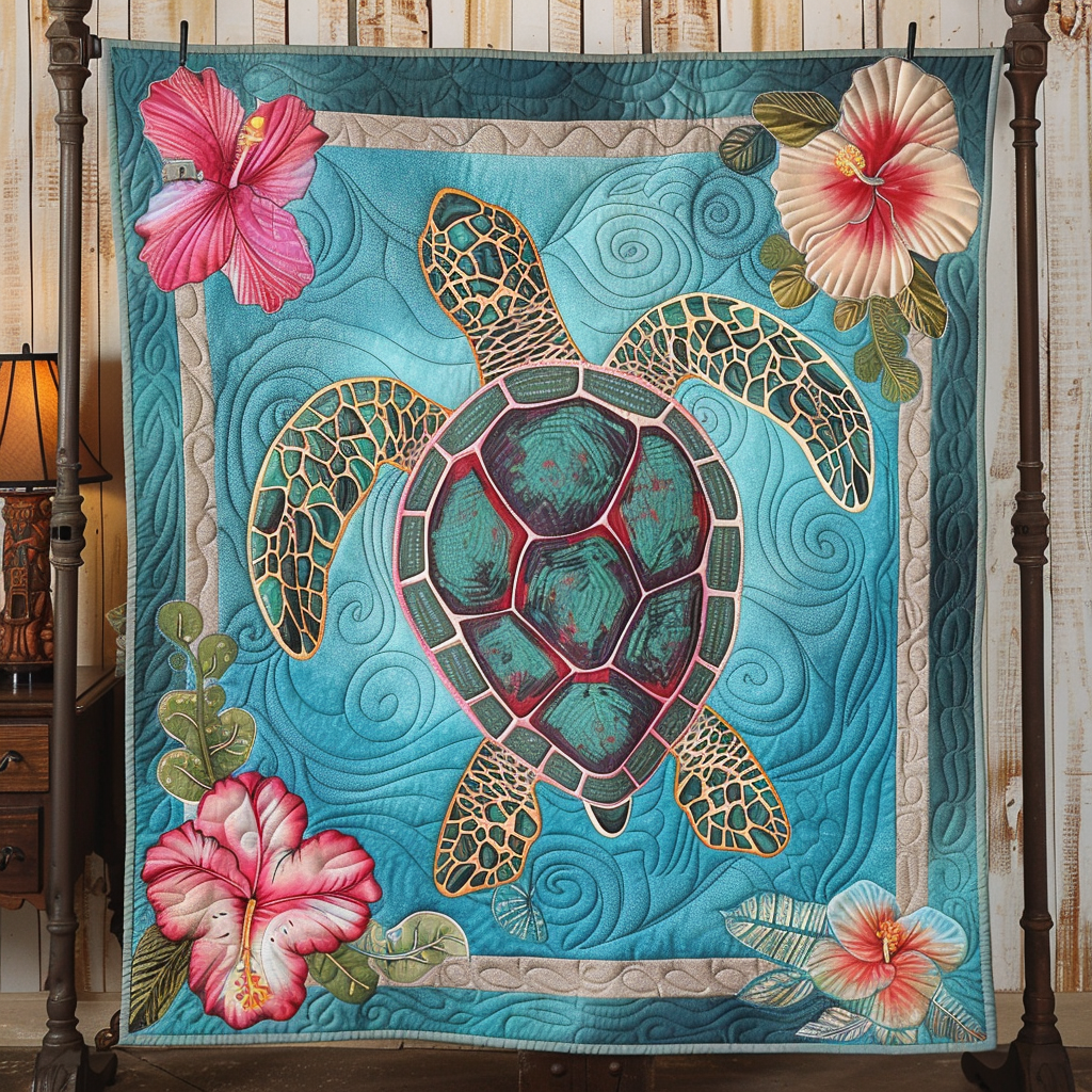 Summer Sea Turtle XR1909016CL Quilt