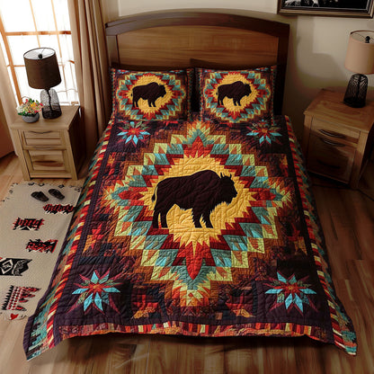 Native American Bison WJ0410028CL Duvet Cover Set