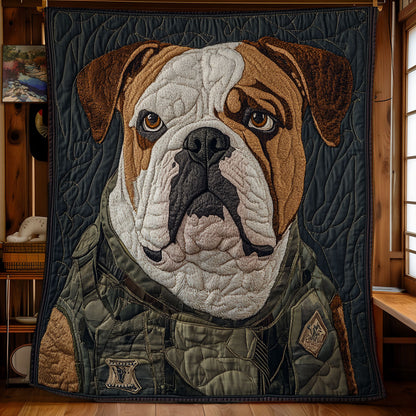Gentleman Pug WX3112018CL Quilt