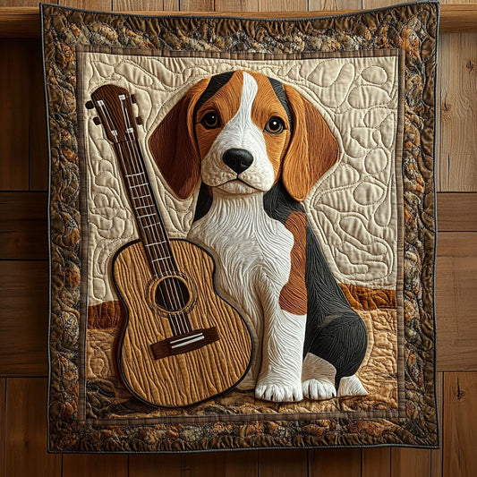 Beagle And Guitar CP2304048CL Quilt