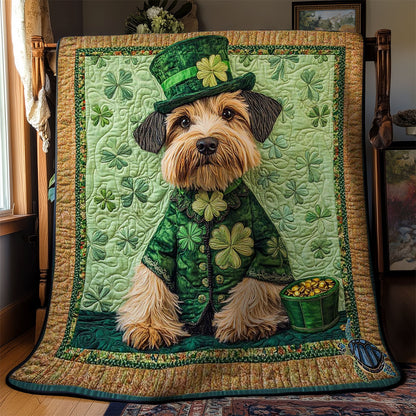 Lucky Miniature Schnauzer WN1411034CL Quilt