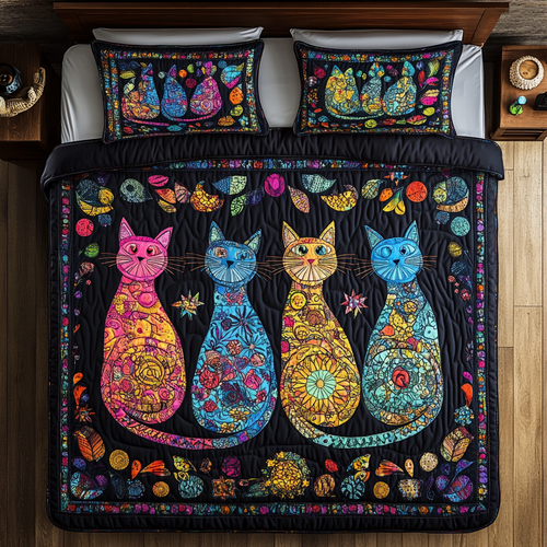 Colorful Cat WY0901084CL Duvet Cover Set