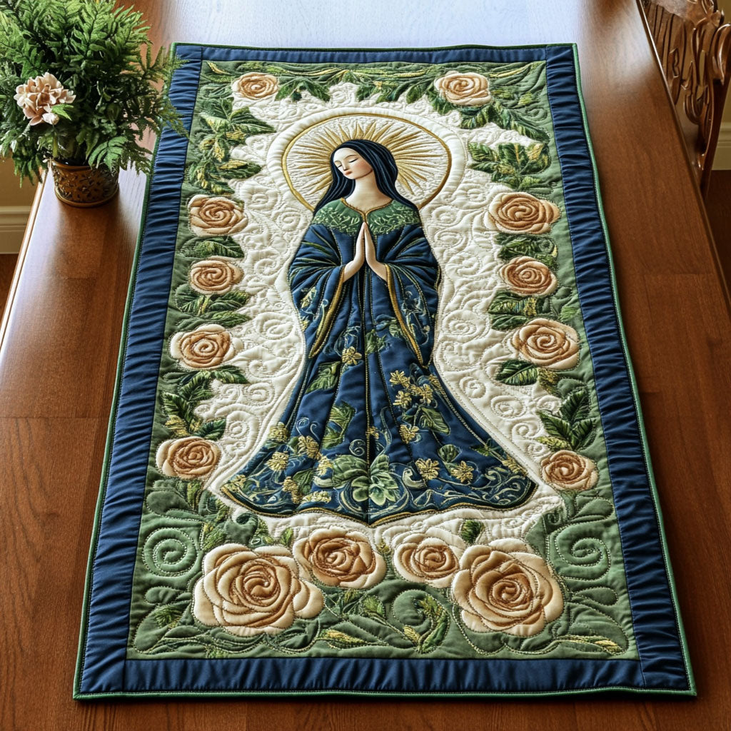 Divine Floral CP2304028CL Quilted Table Runner