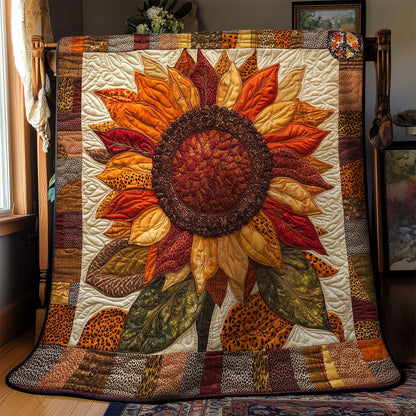 Rustic Sunflower WN2111055CL Quilt