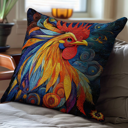 Rooster WY2911079CL Quilt Pillow Case