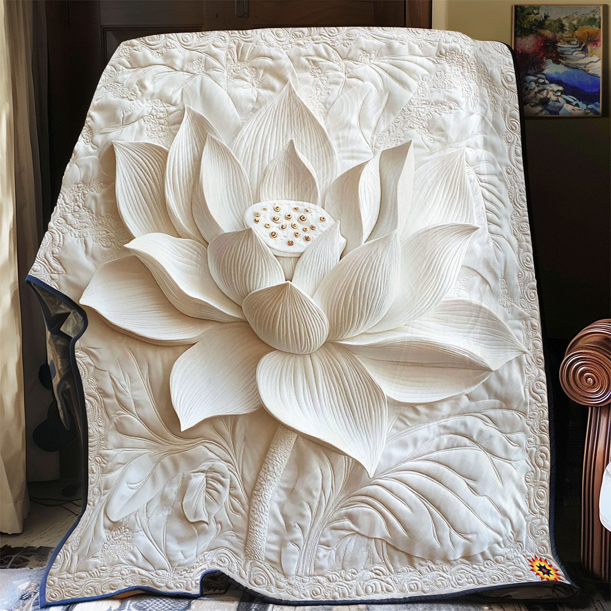 White Lotus WY0212008CL Quilt