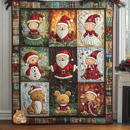 Christmas Magic With Fairies WN0910042CL Quilt