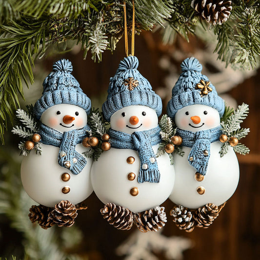 Winter Snowman Spirit WN1510097CL Christmas Ornament