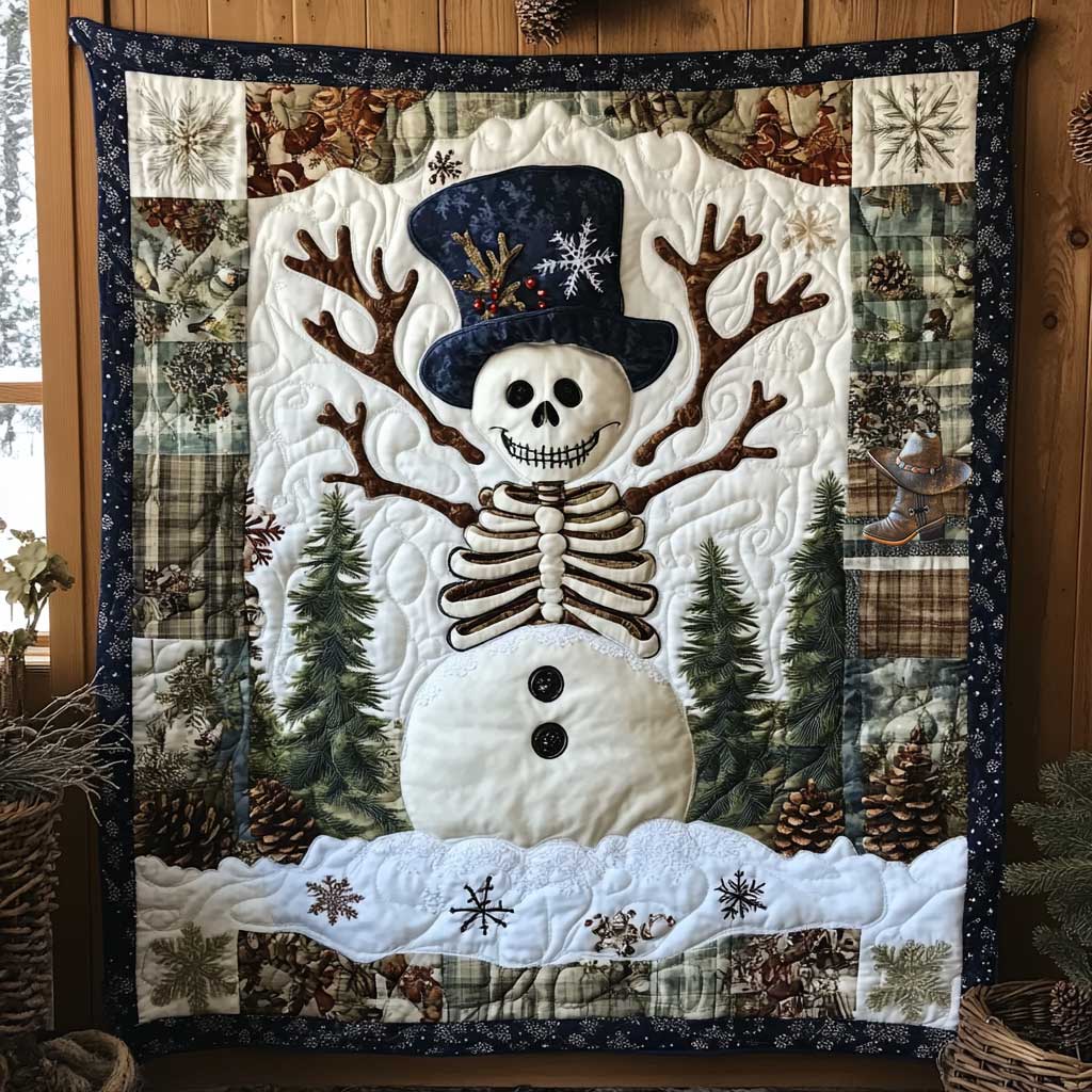 Icy Antler Skeleton WN2011098CL Quilt