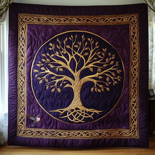Golden Tree Of Life WN1111029CL Quilt