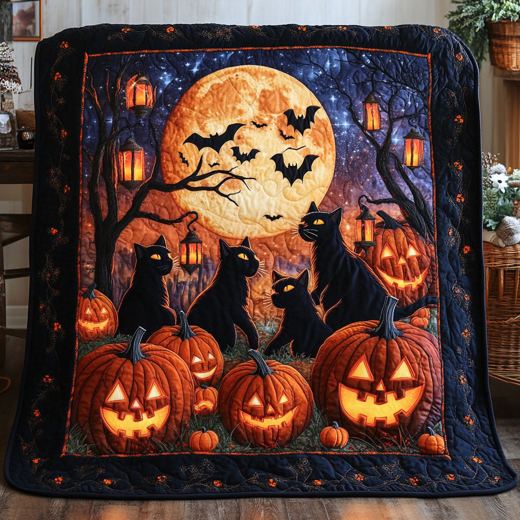 Mystic Cat Night CW2608044CL Quilt