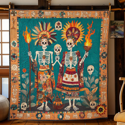 Day Of The Dead Sacred Tradition WN2610035CL Quilt