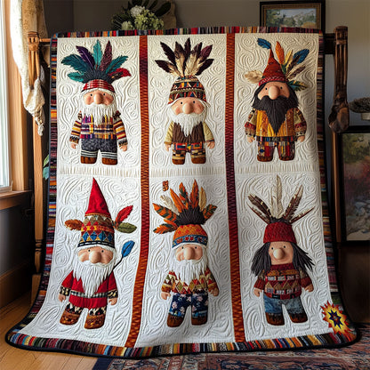 Gnome Native American WY0612011CL Quilt