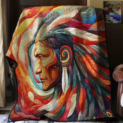 Native American Portrait WJ2512018CL Quilt