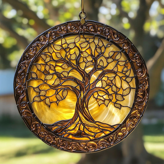 Sunset Tree Of Life WY2202216CL Suncatcher