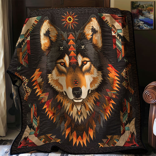 Wolf Native American WJ2412025CL Quilt