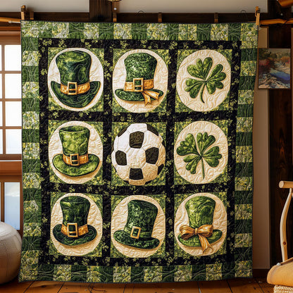 Patrick's Day Soccer Magic WN2712022CL Quilt