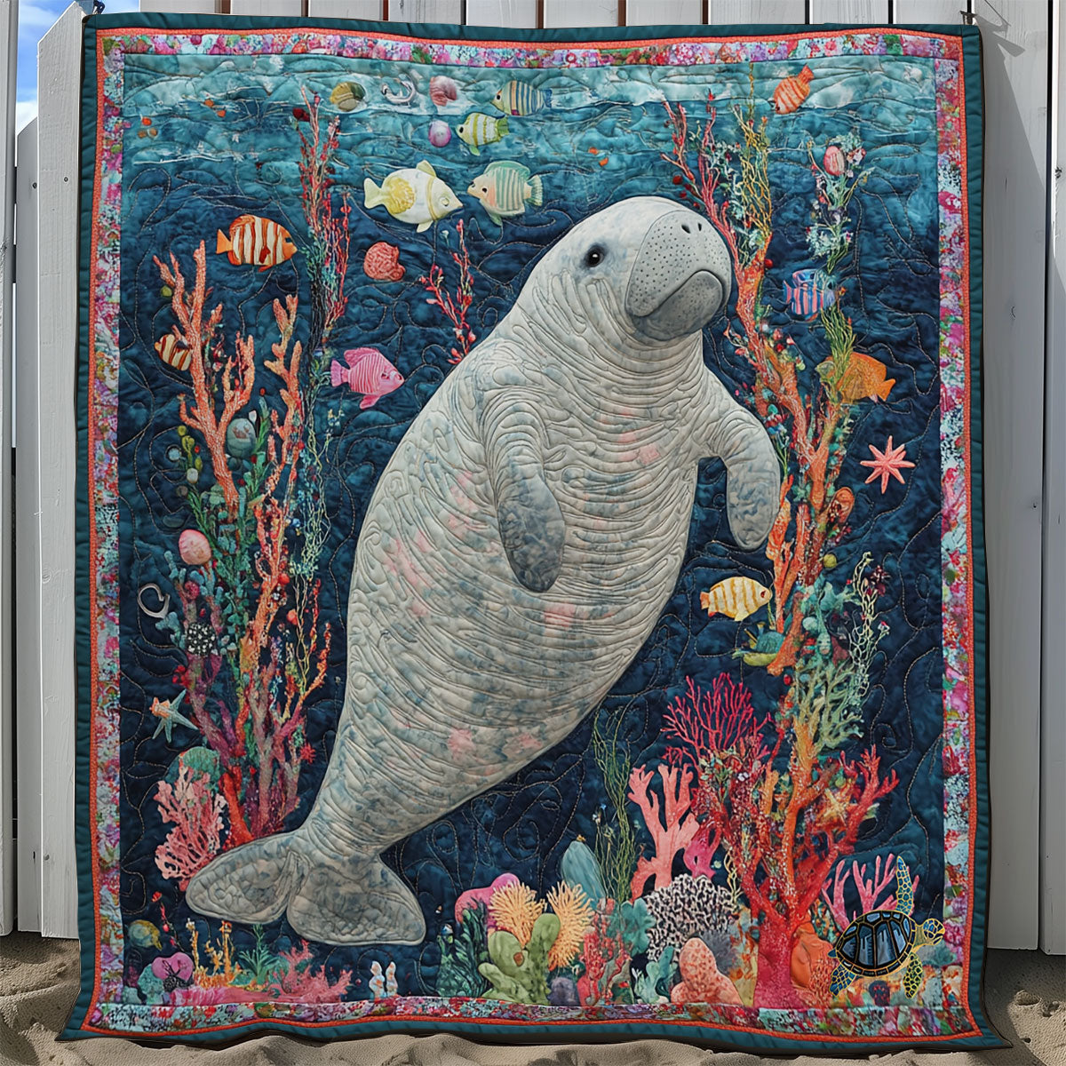 Sea Manatte WY1411001CL Quilt