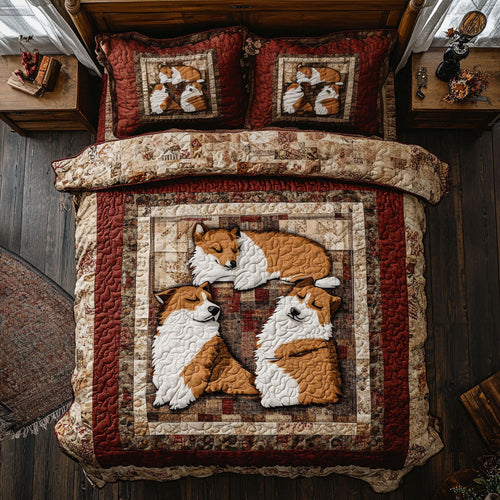 Sleeping Corgi WY1801037CL Duvet Cover Set