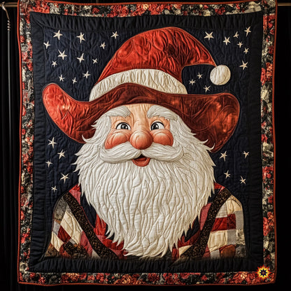 Cowboy Santa Claus WY0111037CL Quilt