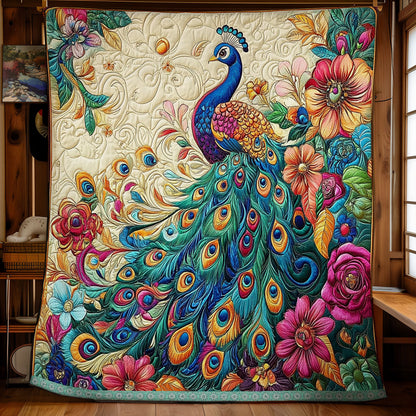 Colorful Peacook WX1211014CL Quilt