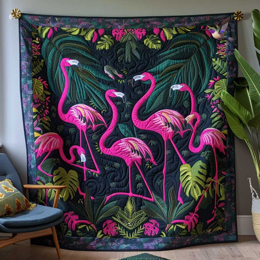 Elegant Flamingo WN1510036CL Quilt