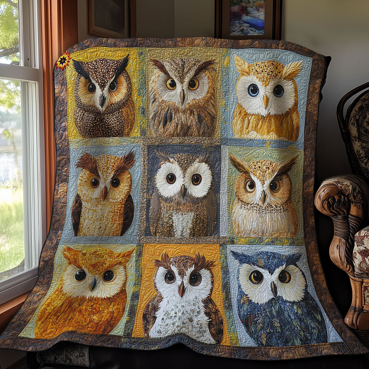 Owl WY2111020CL Quilt