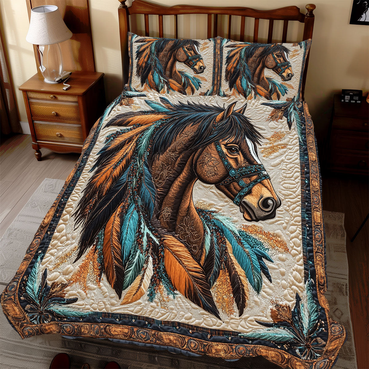 Sacred Horse Spirit WX2512108CL Duvet Cover Set