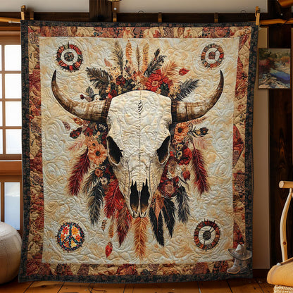 Sacred Cow Skull WN0412076CL Quilt