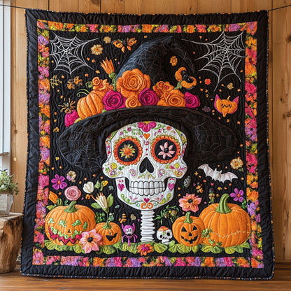 Enchanted Pumpkin Calavera CW1507012CL Quilt