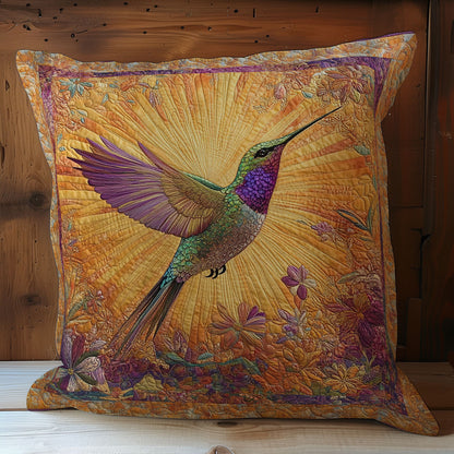 Hummingbird In Sunset WY0602106CL Quilt Pillow Case
