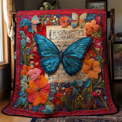 Musical Butterfly Garden WN0801036CL Quilt