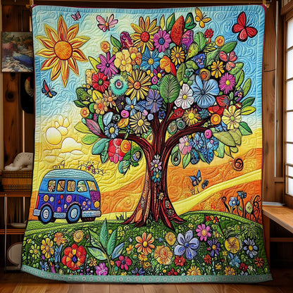 Colorful Tree WX1211015CL Quilt
