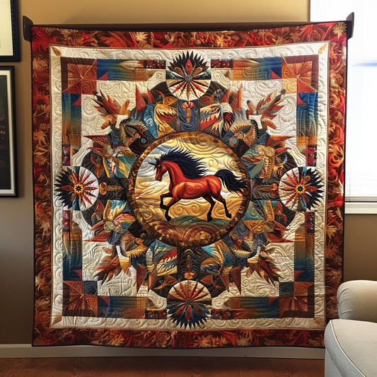 Horse Native American WJ2210018CL Quilt