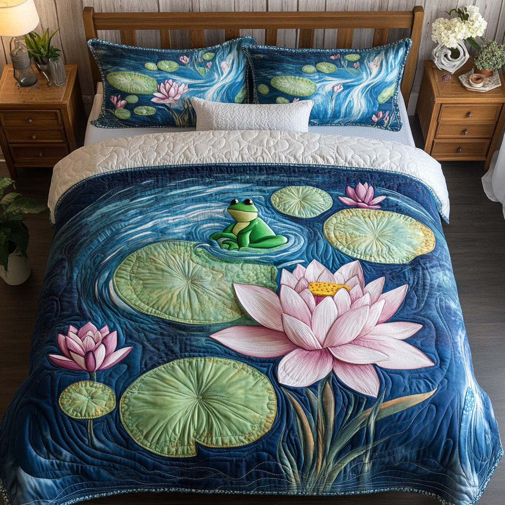 Whimsical Water Lily YR0801006CL Duvet Cover Set