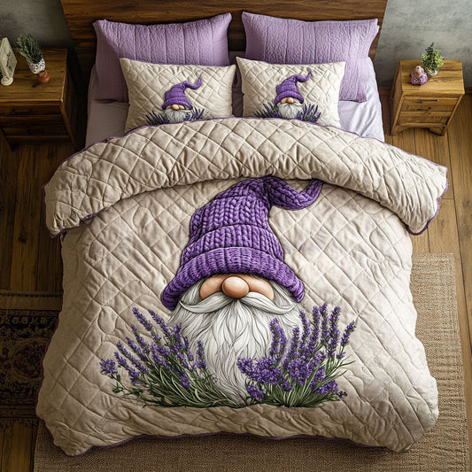 Gnome Lavender WX0801067CL Duvet Cover Set