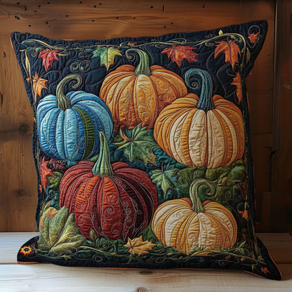 Colorful Pumpkin WY2612093CL Quilt Pillow Case