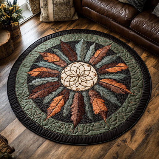 Tribe Dreamcatcher WP1403059CL Quilted Round Mat