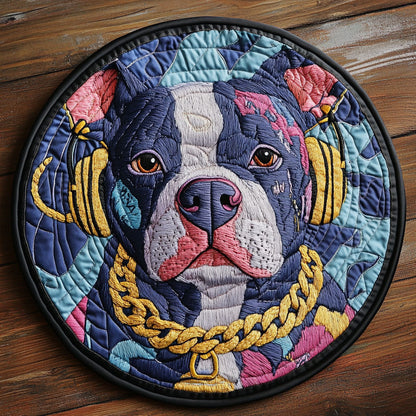 Street Style Woof CP1205009CL Quilted Round Mat