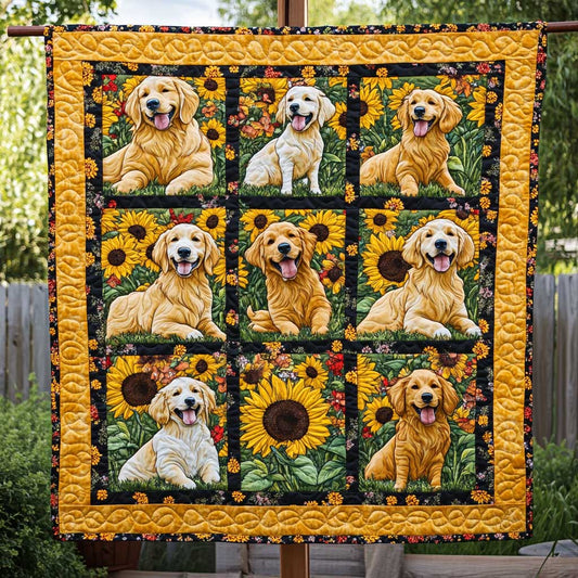 Golden Retriever Sunshine WN2709135CL Quilt
