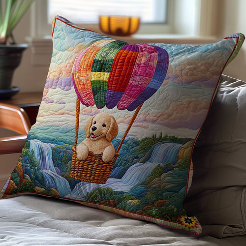 Hot Air Balloon Puppy WY2212045CL Quilt Pillow Case