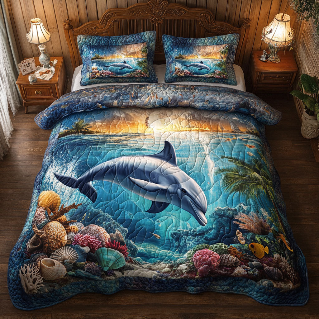Dolphin Sea WT1403053CL Duvet Cover Set