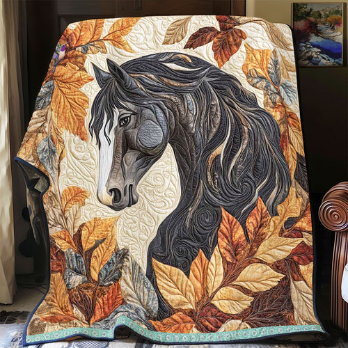 Autumn Black Horse WP1311006CL Quilt