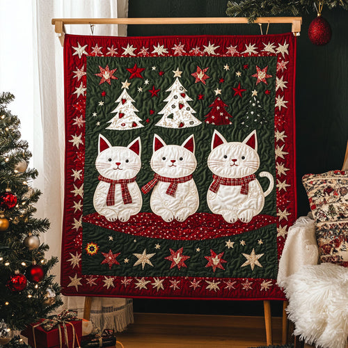 Christmas Cat WJ2111018CL Quilt