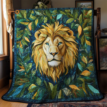 Lion Leaves WY1411007CL Quilt