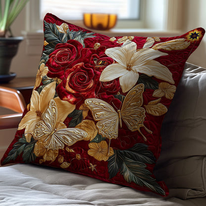 Gold Butter And Flower WY2911075CL Quilt Pillow Case