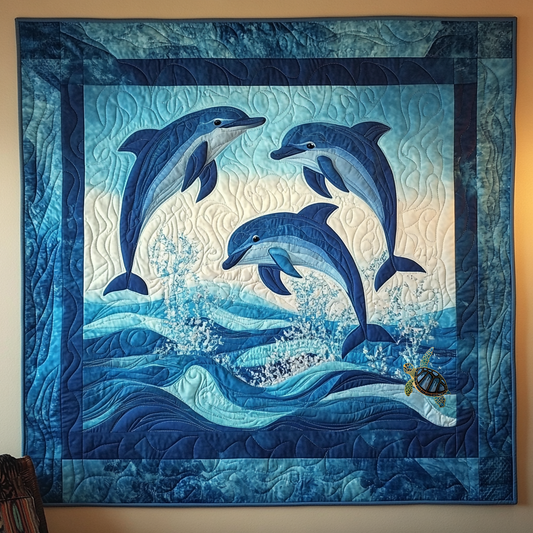 Love Dolphins XR1312012CL Quilt